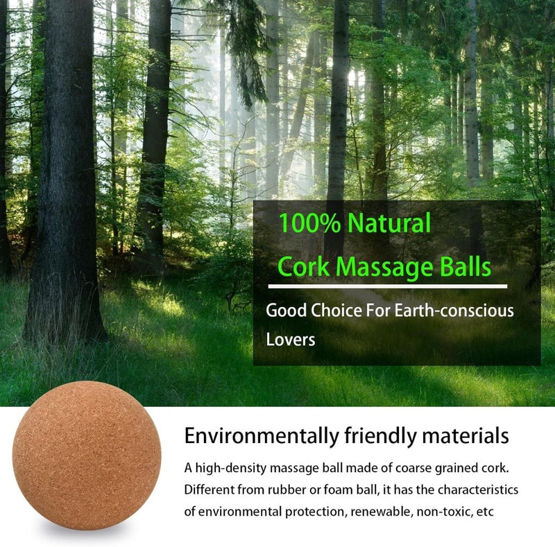 Chargez l'image dans la visionneuse de la galerie, Kurk massageballen set van 2 stuks 6 cm - happygetfit.com
