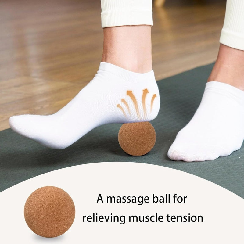 Chargez l'image dans la visionneuse de la galerie, Kurk massageballen set van 2 stuks 6 cm - happygetfit.com
