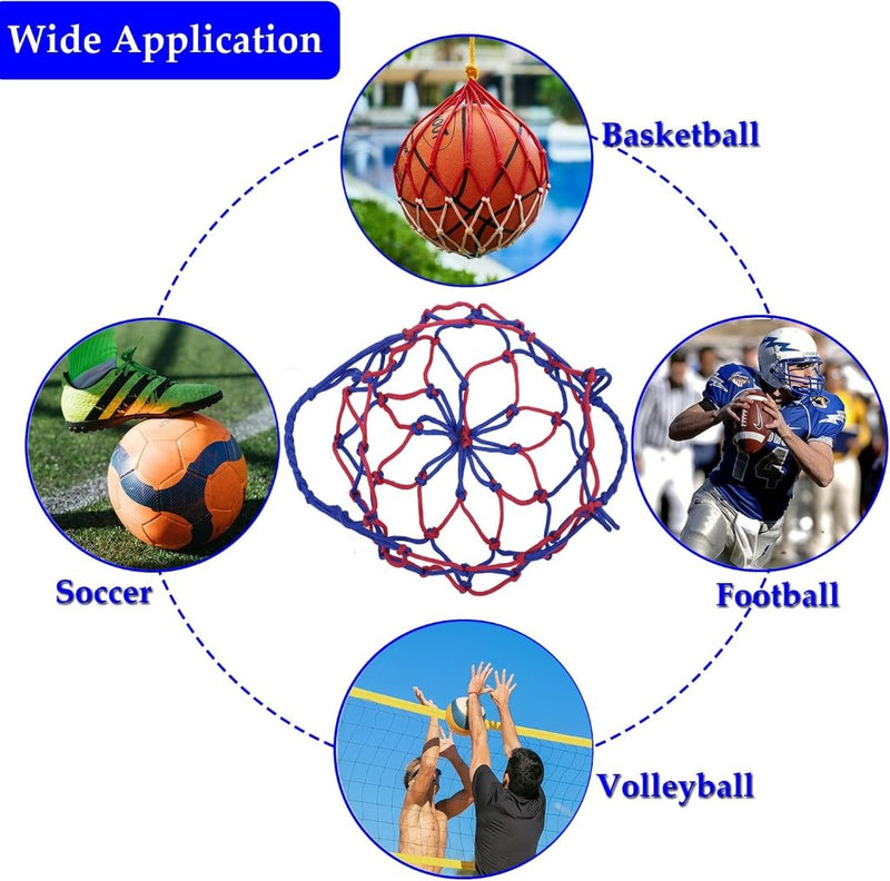 Load image into Gallery viewer, laeeyin Balnet, tas, draagbaar, balnet, sportbal, balnet voor voetbal, basketbal, balnet, 1 bal, hoge dikte handgrepen - happygetfit.com
