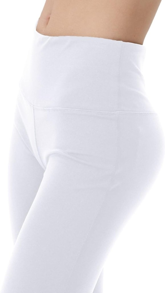 Laad afbeelding in Galerijviewer, LaiEr Yoga Broek voor Vrouwen Tummy Control Workout Bootleg Broek Hoge Taille 4 Way Stretch Broek met Binnenzakken. - happygetfit.com
