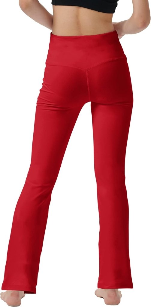 Laad afbeelding in Galerijviewer, LaiEr Yoga Broek voor Vrouwen Tummy Control Workout Bootleg Broek Hoge Taille 4 Way Stretch Broek met Binnenzakken. - happygetfit.com
