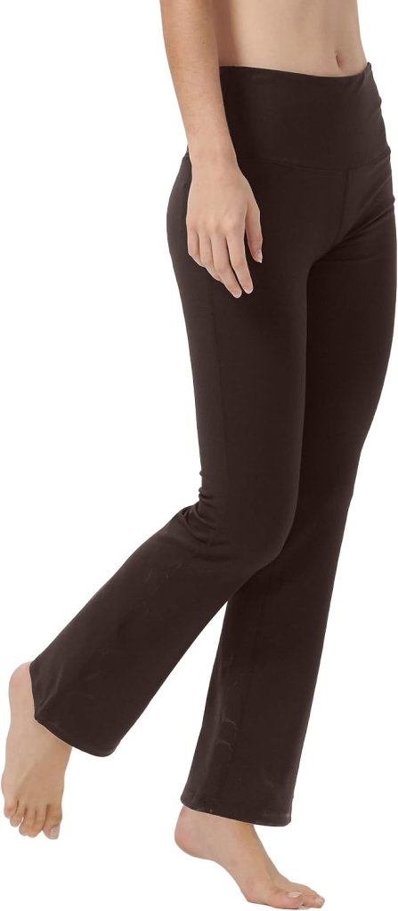 LaiEr Yoga Broek voor Vrouwen Tummy Control Workout Bootleg Broek Hoge Taille 4 Way Stretch Broek met Binnenzakken. - happygetfit.com