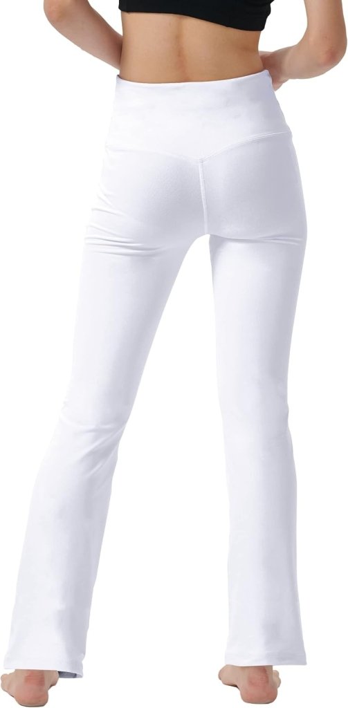 Laad afbeelding in Galerijviewer, LaiEr Yoga Broek voor Vrouwen Tummy Control Workout Bootleg Broek Hoge Taille 4 Way Stretch Broek met Binnenzakken. - happygetfit.com
