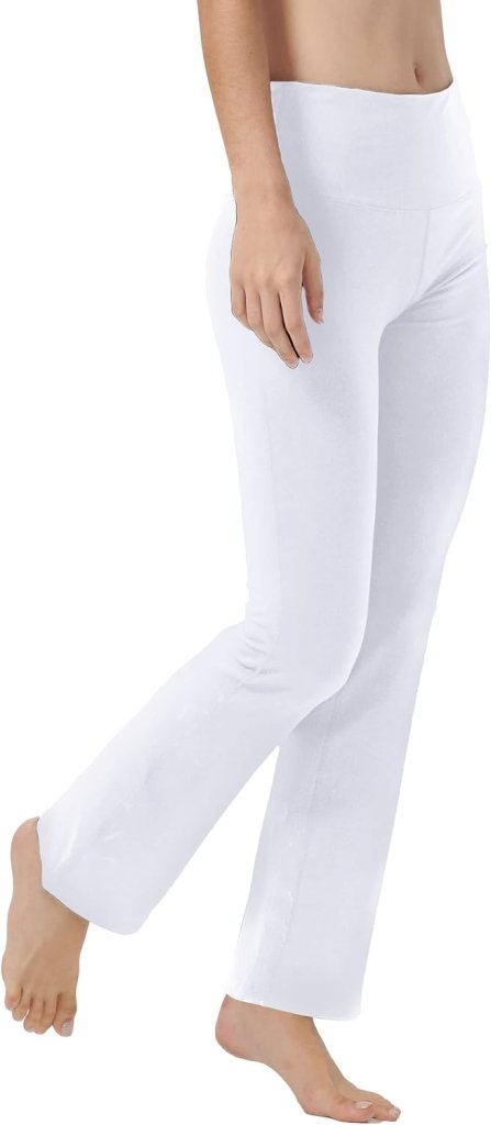 LaiEr Yoga Broek voor Vrouwen Tummy Control Workout Bootleg Broek Hoge Taille 4 Way Stretch Broek met Binnenzakken. - happygetfit.com