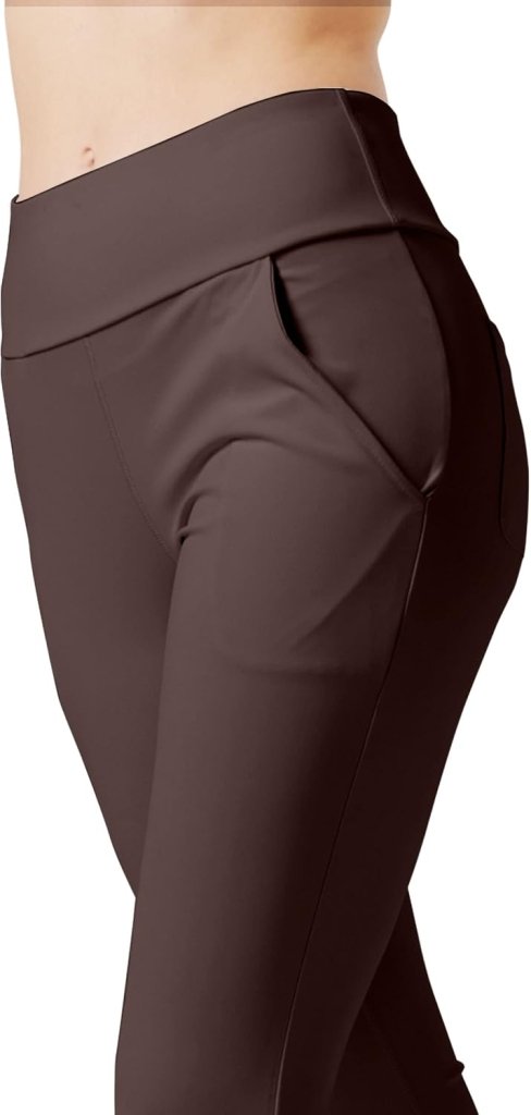 Load image into Gallery viewer, LaiEr Yogabroek Voor Dames Met 4 zakken Hoge Taille Werkbroek 4-way Stretch Tummy Control Lange Flare Broek - happygetfit.com
