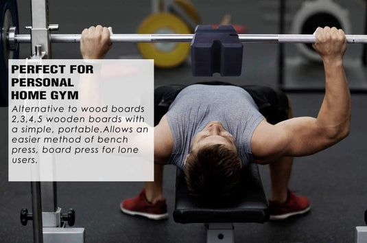 LARA STAR Bench Press Block Press Blocks Boards, Adjustable 2-5 Bench Board, Home Gym Workout Fitness Accessories for Increase Your Bench Press - happygetfit.com