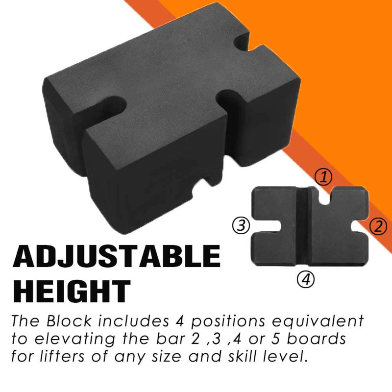 Load image into Gallery viewer, LARA STAR Bench Press Block Press Blocks Boards, Adjustable 2-5 Bench Board, Home Gym Workout Fitness Accessories for Increase Your Bench Press - happygetfit.com
