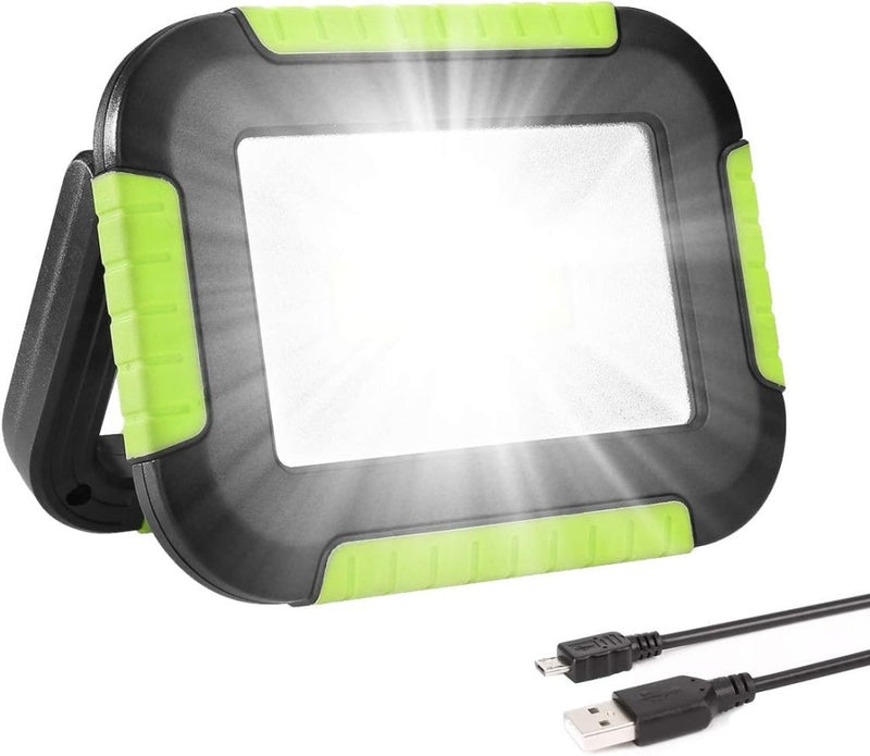 Laad afbeelding in Galerijviewer, LE Led-accuspot, campinglamp, draagbaar, 10 W, 1000 lumen, superhelder, oplaadbare zoeklamp, dimbaar, noodlamp met 3 lichtmodi voor stroomuitval, camping enz. - happygetfit.com
