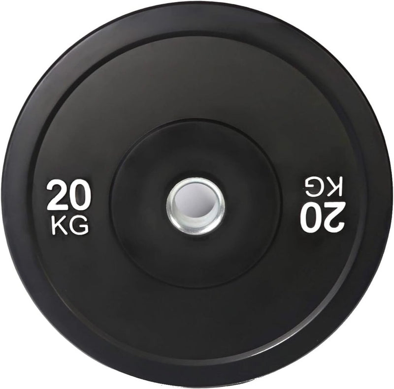 Load image into Gallery viewer, Leadman 20 kg Olympische Bumper Plates, 2 inch, Zwart, Barbell Plates, IWF Standaard, Home Gym, Fitness, Oefenapparatuur, Gym Apparatuur, Bodybuilding, Crossfit, Krachttraining - happygetfit.com
