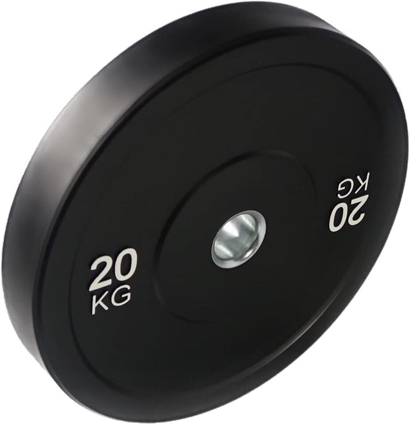 Load image into Gallery viewer, Leadman 20 kg Olympische Bumper Plates, 2 inch, Zwart, Barbell Plates, IWF Standaard, Home Gym, Fitness, Oefenapparatuur, Gym Apparatuur, Bodybuilding, Crossfit, Krachttraining - happygetfit.com
