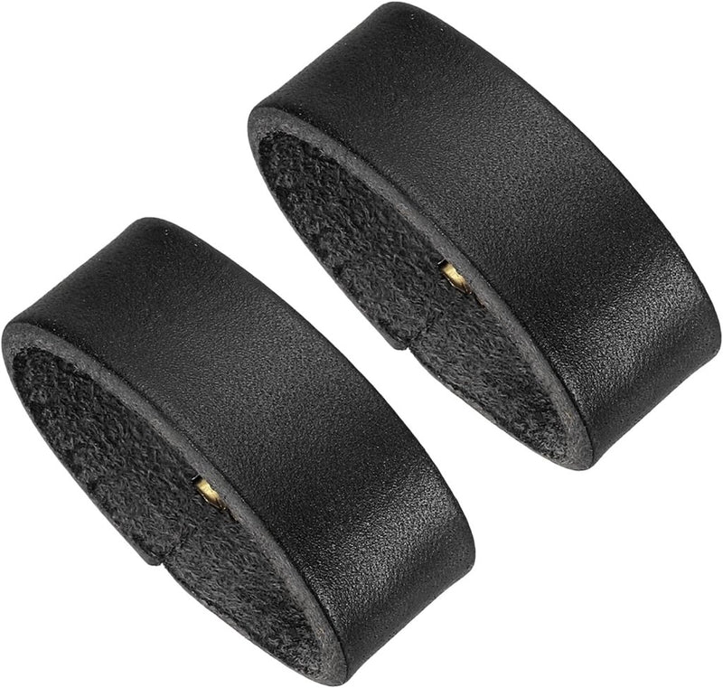 Laden Sie das Bild in Galerie -Viewer, Leren riemlussen 2 stuks voor riemen 38-40 mm – riemhouders – vervangende keeper loops - happygetfit.com
