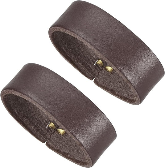 Leren riemlussen 2 stuks voor riemen 38-40 mm – riemhouders – vervangende keeper loops - happygetfit.com