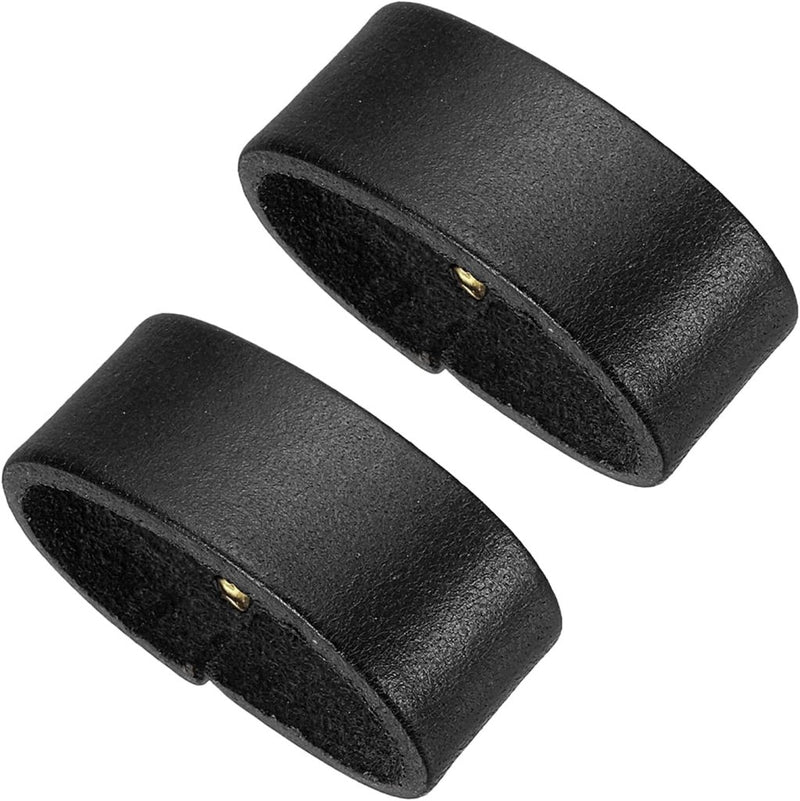 Laden Sie das Bild in Galerie -Viewer, Leren riemlussen 2 stuks voor riemen 38-40 mm – riemhouders – vervangende keeper loops - happygetfit.com
