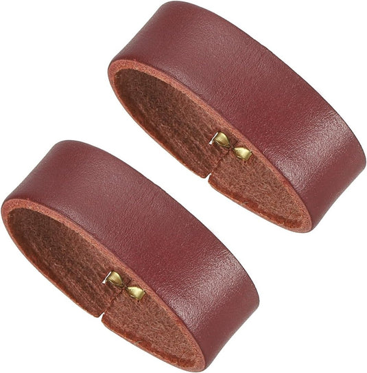 Leren riemlussen 2 stuks voor riemen 38-40 mm – riemhouders – vervangende keeper loops - happygetfit.com