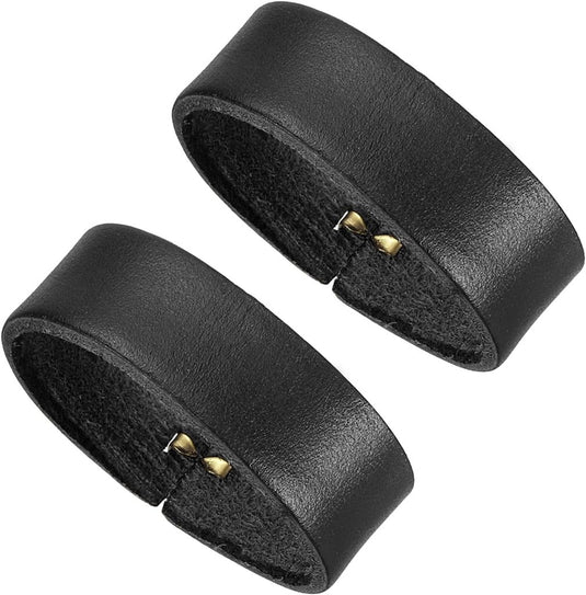 Leren riemlussen 2 stuks voor riemen 38-40 mm – riemhouders – vervangende keeper loops - happygetfit.com