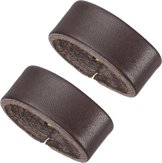 Leren riemlussen 2 stuks voor riemen 38-40 mm – riemhouders – vervangende keeper loops - happygetfit.com