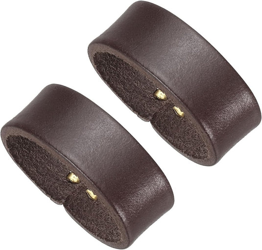 Leren riemlussen 2 stuks voor riemen 38-40 mm – riemhouders – vervangende keeper loops - happygetfit.com