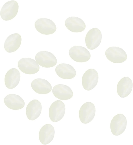 Lichtgevende viskralen 100 stuks 8 x 6 mm met opbergdoos – glow beads – visaccessoires - happygetfit.com