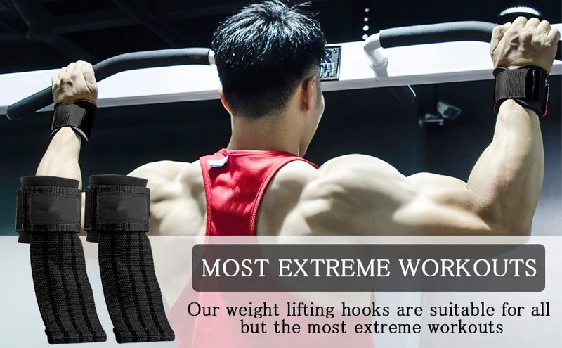 Load image into Gallery viewer, Lifting straps voor krachttraining, polsbandages voor fitness, bodybuilding, powerlifting, crossfit, gymaccessoires, lifting straps voor vrouwen en mannen - happygetfit.com
