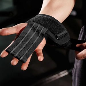 Lifting straps voor krachttraining, polsbandages voor fitness, bodybuilding, powerlifting, crossfit, gymaccessoires, lifting straps voor vrouwen en mannen - happygetfit.com