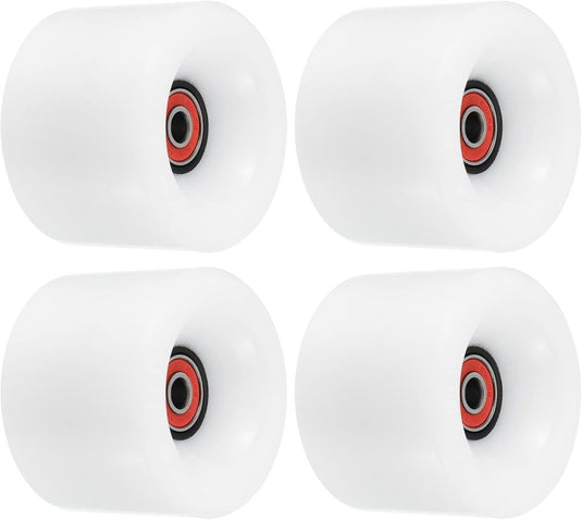 Longboard wielen 70 x 51 mm 78A met ABEC-9 lagers 4 stuks blauw – cruiser skateboard wielen - happygetfit.com