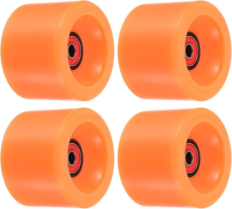 Load image into Gallery viewer, Longboard wielen 70 x 51 mm 78A met ABEC-9 lagers 4 stuks blauw – cruiser skateboard wielen - happygetfit.com
