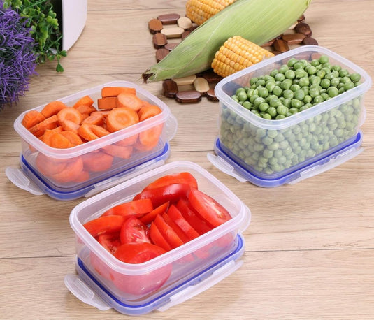 Luchtdichte vershoudbakjes set van 18 stuks - happygetfit.com
