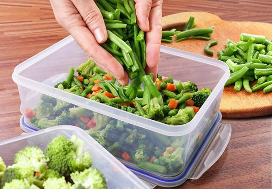 Luchtdichte vershoudbakjes set van 18 stuks - happygetfit.com