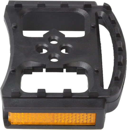 M-Wave Platform voor klikpedalen SPD-compatibel met reflectoren, zwart, één maat - happygetfit.com