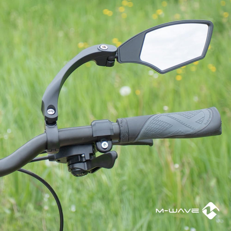 Load image into Gallery viewer, M-Wave Unisex - Fietsspiegelset voor volwassenen SPY Space, zwart - happygetfit.com
