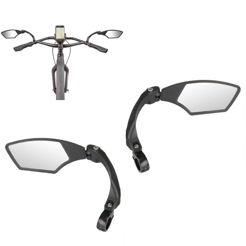 Load image into Gallery viewer, M-Wave Unisex's Spy Space Bicycle Mirror Set, Black - happygetfit.com
