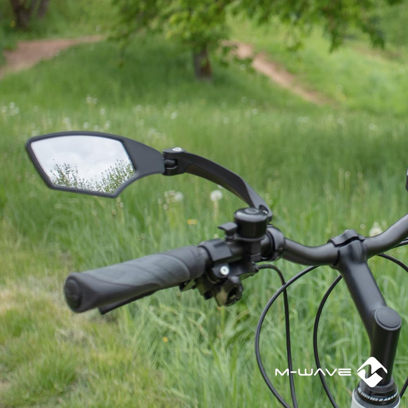 Load image into Gallery viewer, M-Wave Unisex's Spy Space Bicycle Mirror Set, Black - happygetfit.com
