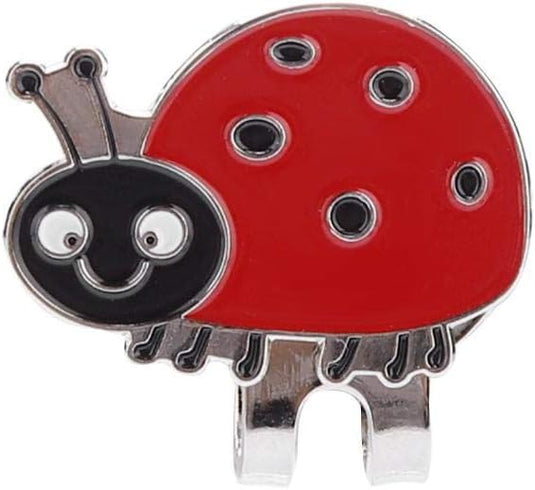 Magnetische golfbal marker met roestvrijstalen petclip en decoratief ontwerp – balmarker – golfaccessoires - happygetfit.com