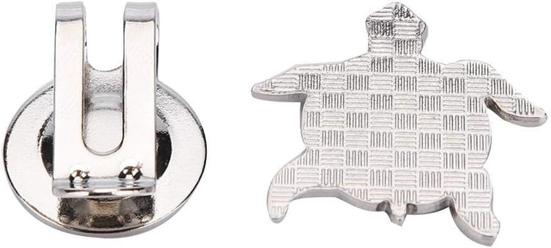 Carica l’immagine nel visualizzatore della galleria, Magnetische golfbal marker met roestvrijstalen petclip en decoratief ontwerp – balmarker – golfaccessoires - happygetfit.com
