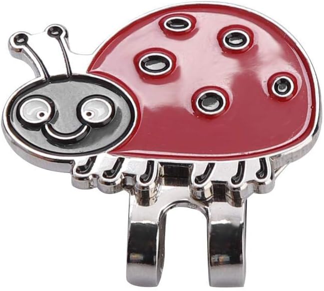 Carica l’immagine nel visualizzatore della galleria, Magnetische golfbal marker met roestvrijstalen petclip en decoratief ontwerp – balmarker – golfaccessoires - happygetfit.com
