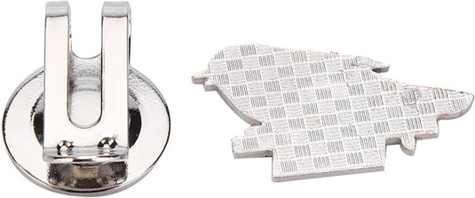 Magnetische golfbal marker met roestvrijstalen petclip en decoratief ontwerp – balmarker – golfaccessoires - happygetfit.com