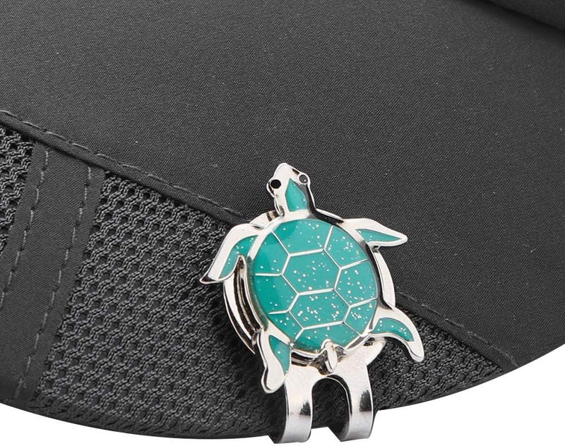 Carica l’immagine nel visualizzatore della galleria, Magnetische golfbal marker met roestvrijstalen petclip en decoratief ontwerp – balmarker – golfaccessoires - happygetfit.com
