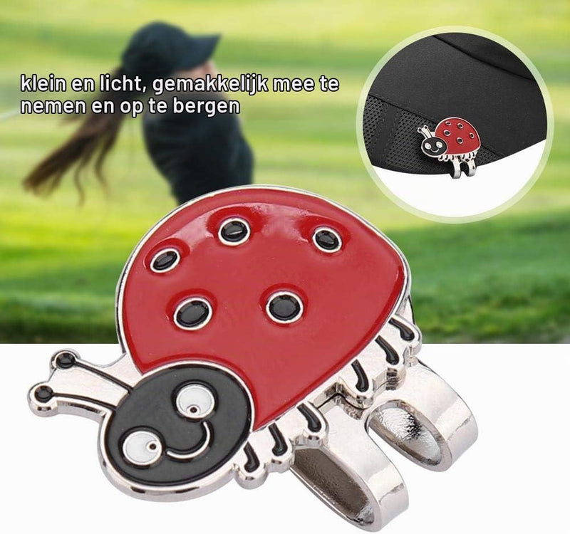 Carica l’immagine nel visualizzatore della galleria, Magnetische golfbal marker met roestvrijstalen petclip en decoratief ontwerp – balmarker – golfaccessoires - happygetfit.com
