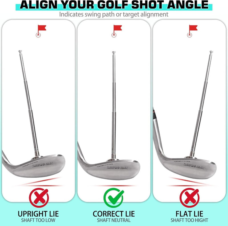 Laden Sie das Bild in Galerie -Viewer, Magnetische golfuitlijningsstok met 7 verstelbare lengtes - happygetfit.com
