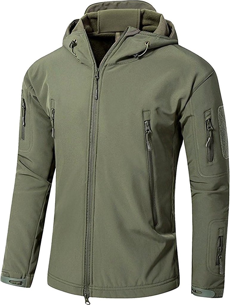 Load image into Gallery viewer, Mannen s Camouflage Tactische Jas en Jas Militaire Jas Waterdichte Zachte Shell Jassen Windbreaker Jacht Kleding - happygetfit.com
