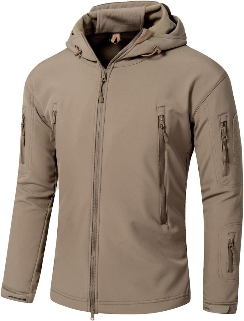 Load image into Gallery viewer, Mannen s Camouflage Tactische Jas en Jas Militaire Jas Waterdichte Zachte Shell Jassen Windbreaker Jacht Kleding - happygetfit.com
