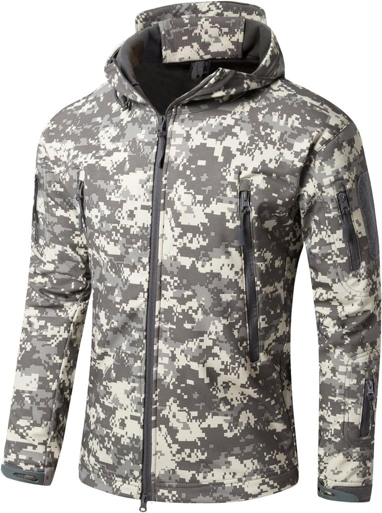 Load image into Gallery viewer, Mannen s Camouflage Tactische Jas en Jas Militaire Jas Waterdichte Zachte Shell Jassen Windbreaker Jacht Kleding - happygetfit.com
