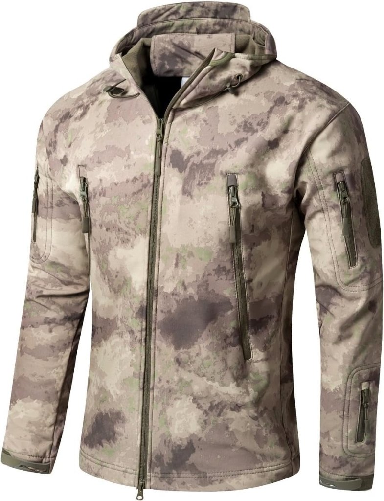 Load image into Gallery viewer, Mannen s Camouflage Tactische Jas en Jas Militaire Jas Waterdichte Zachte Shell Jassen Windbreaker Jacht Kleding - happygetfit.com
