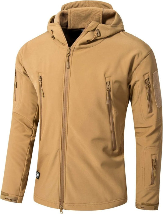 Mannen s Camouflage Tactische Jas en Jas Militaire Jas Waterdichte Zachte Shell Jassen Windbreaker Jacht Kleding - happygetfit.com