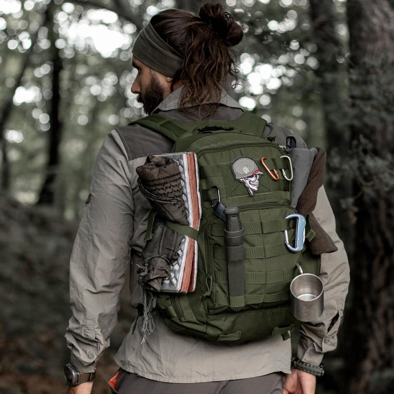 Laad afbeelding in Galerijviewer, Mardingtop 25L Tactische Militaire Rugzak voor Buitenuitrusting Aanvalsrugzak met MOLLE Systeem Trekking Tas voor Wandelen Camping - happygetfit.com

