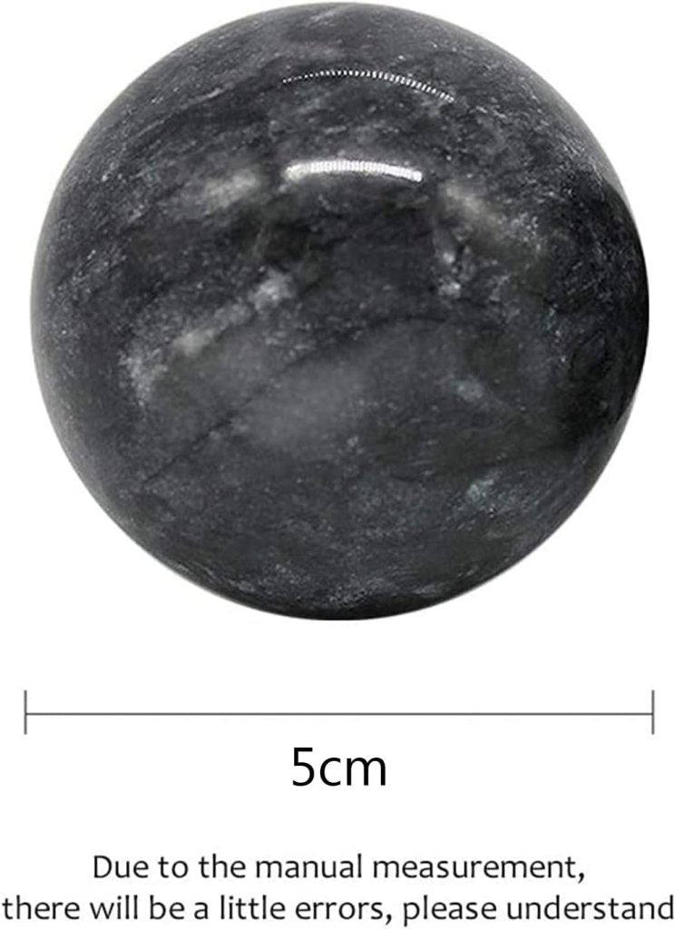 Chargez l'image dans la visionneuse de la galerie, Marmeren baoding ballen 3,5 cm zwart grijs - happygetfit.com
