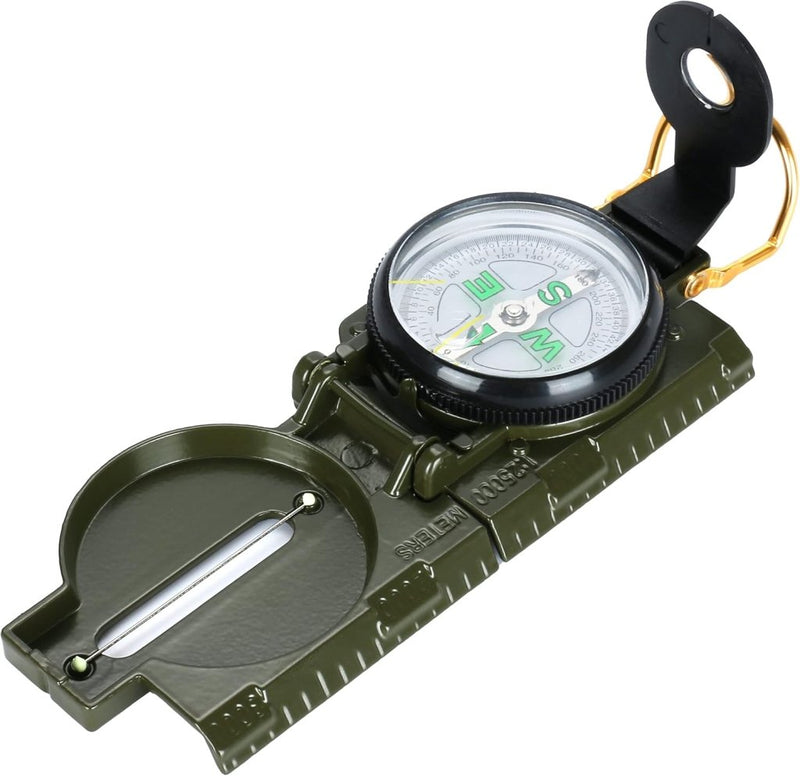 Laad afbeelding in Galerijviewer, Marskompas Wandelkompas Marsrichting Peil Kompas Compass Camouflagekleur - happygetfit.com
