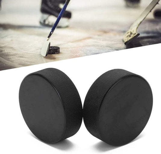 Massieve rubberen ijshockeypuck voor training en oefening - happygetfit.com