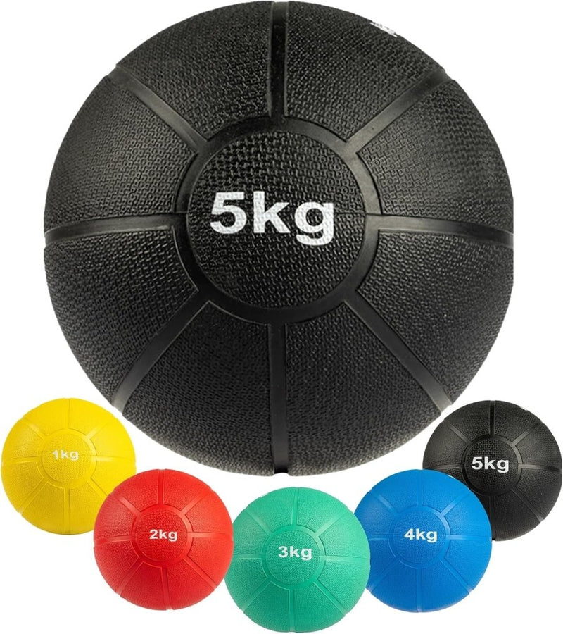 Laad afbeelding in Galerijviewer, MATCHU - Medicijnbal - Medicine ball - Fitnessbal - Beschikbaar in 1,2,3,4 en 5 KG - Massief Rubber - happygetfit.com
