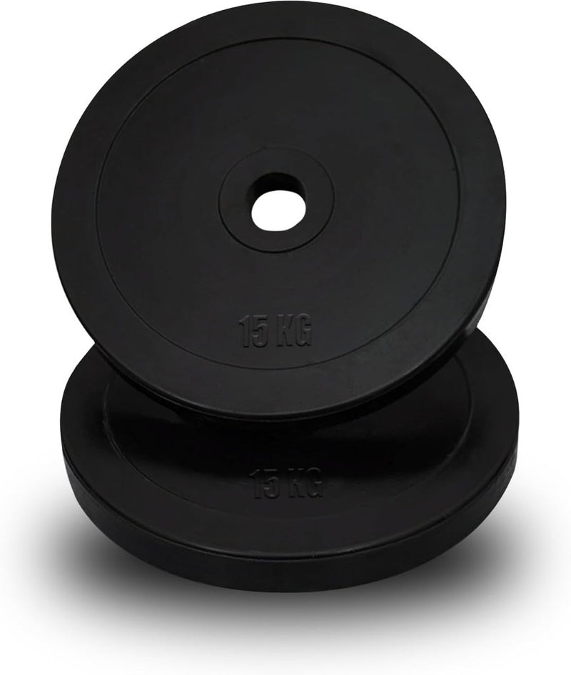 Load image into Gallery viewer, Max Strength Olympische rubberen halterschijven 2 inch zwarte kleur premium volledig rubber omhuld voor thuissportschool, fitnessoefening, heffen, vetverlies, gescheurd, crossfit, kalisthenics - happygetfit.com
